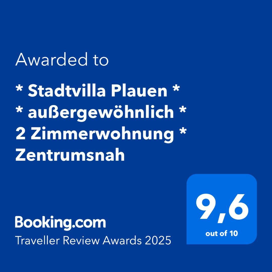 * Stadtvilla Plauen * * Aussergewoehnlich * 2 Zimmerwohnung * Zentrumsnah Zewnętrze zdjęcie